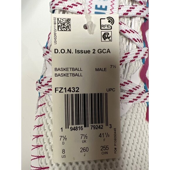 NEW! Adidas X Marvel D.O.N Issue #2 Spidey Senses Men\'s Basketball Shoes Size 8